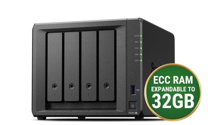 Synology DS923+ ディスク/NICフルセット（Synology DS923+